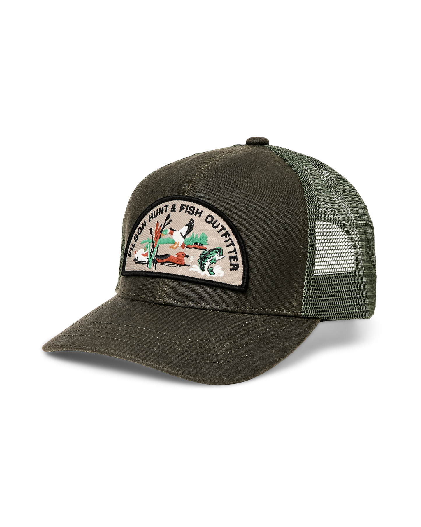 Logger Mesh Cap - Otter Green / Hunt Fish | Filson