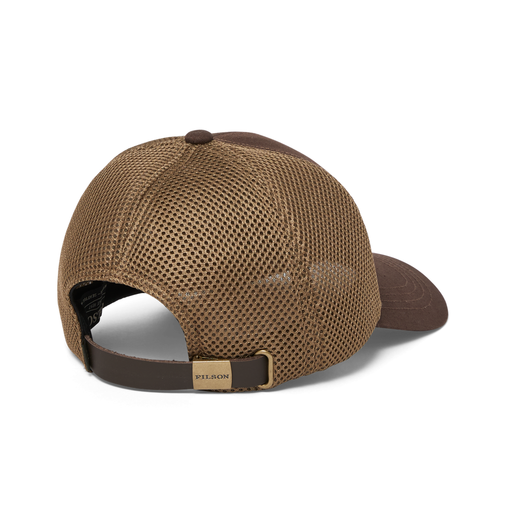 Alternate view of the Filson Mesh Logger Cap - Brown