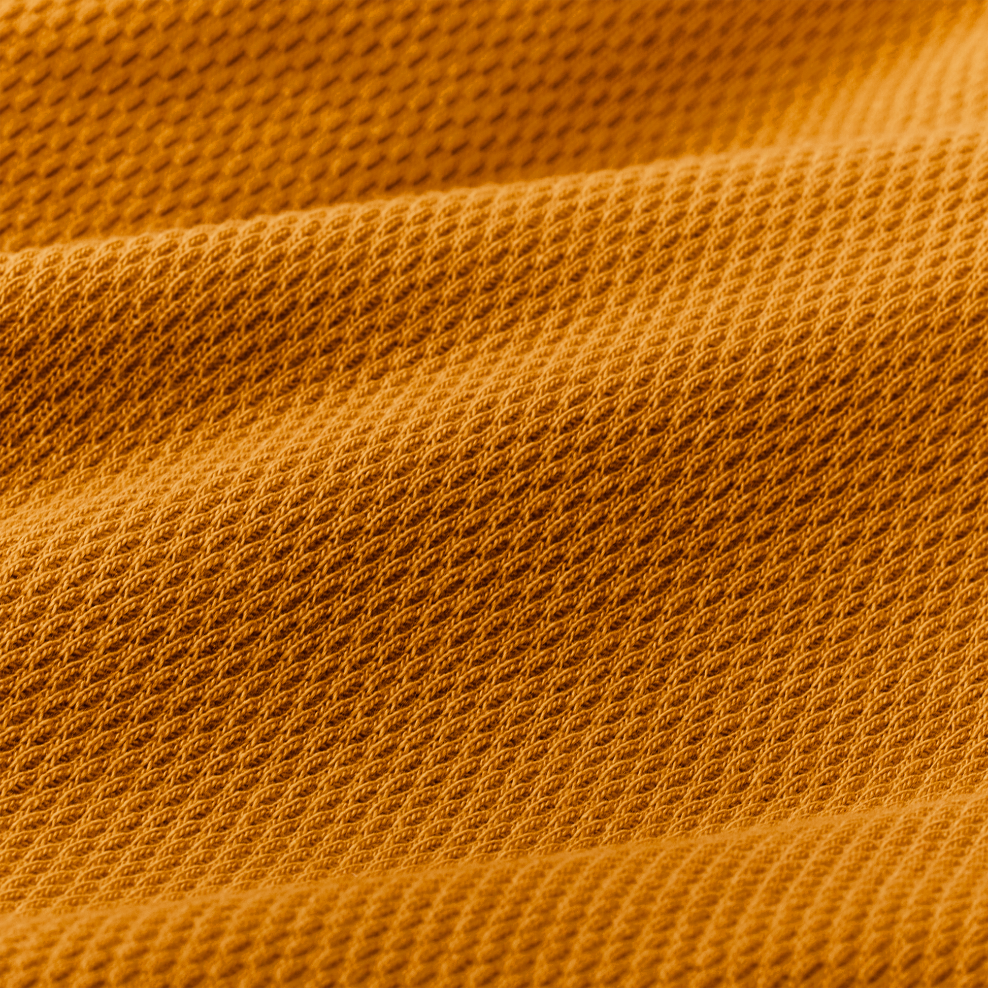 Alternate view of the Filson Waffle Knit Henley - Buckthorn Brown