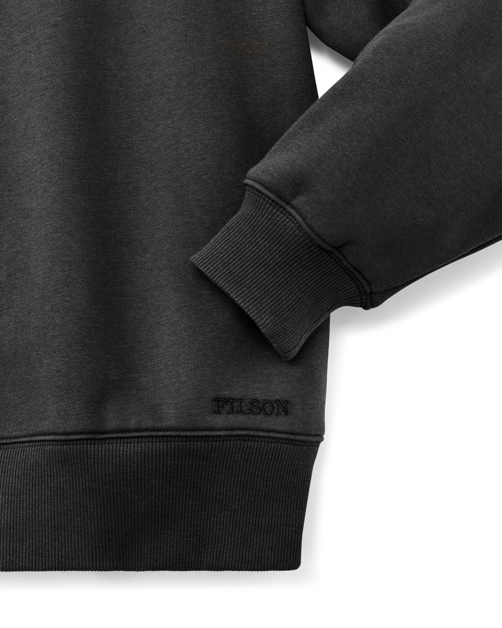 Alternate view of the Filson Northwest Crewneck Sweatshirt - Faded Black