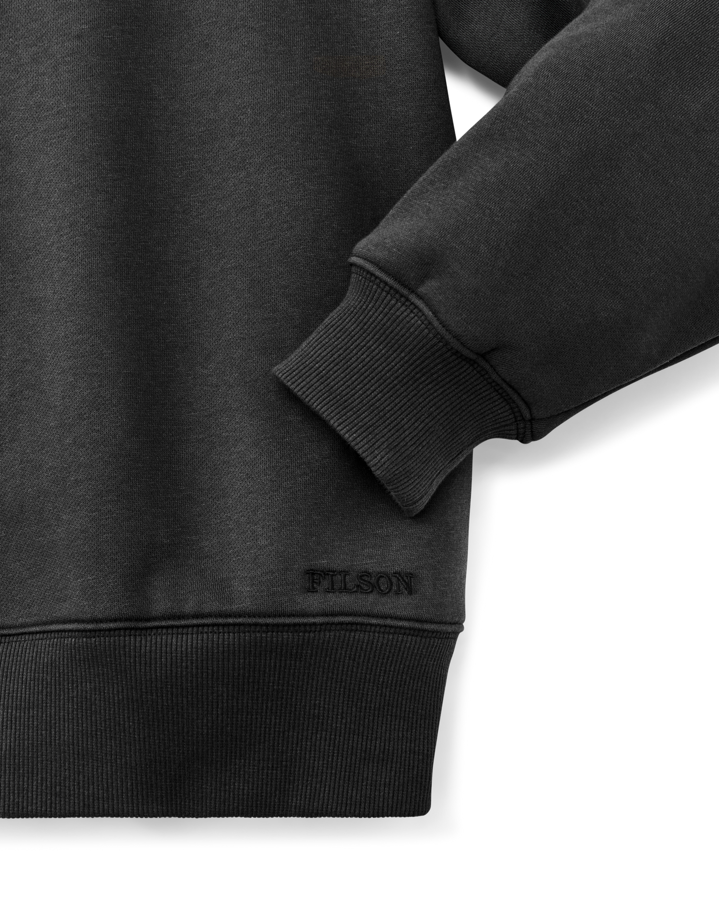 Alternate view of the Filson Northwest Crewneck Sweatshirt - Faded Black