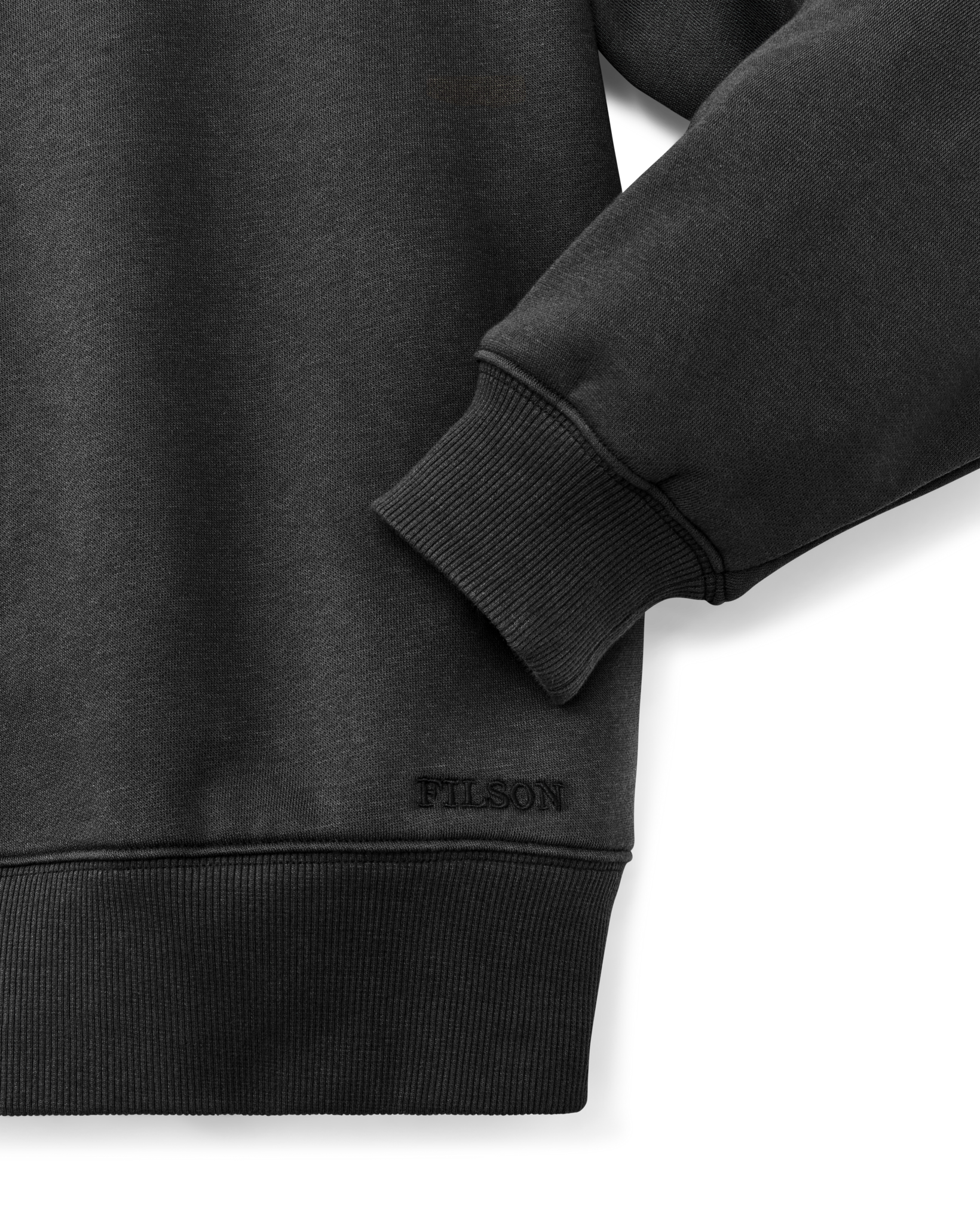 Alternate view of the Filson Northwest Crewneck Sweatshirt - Faded Black