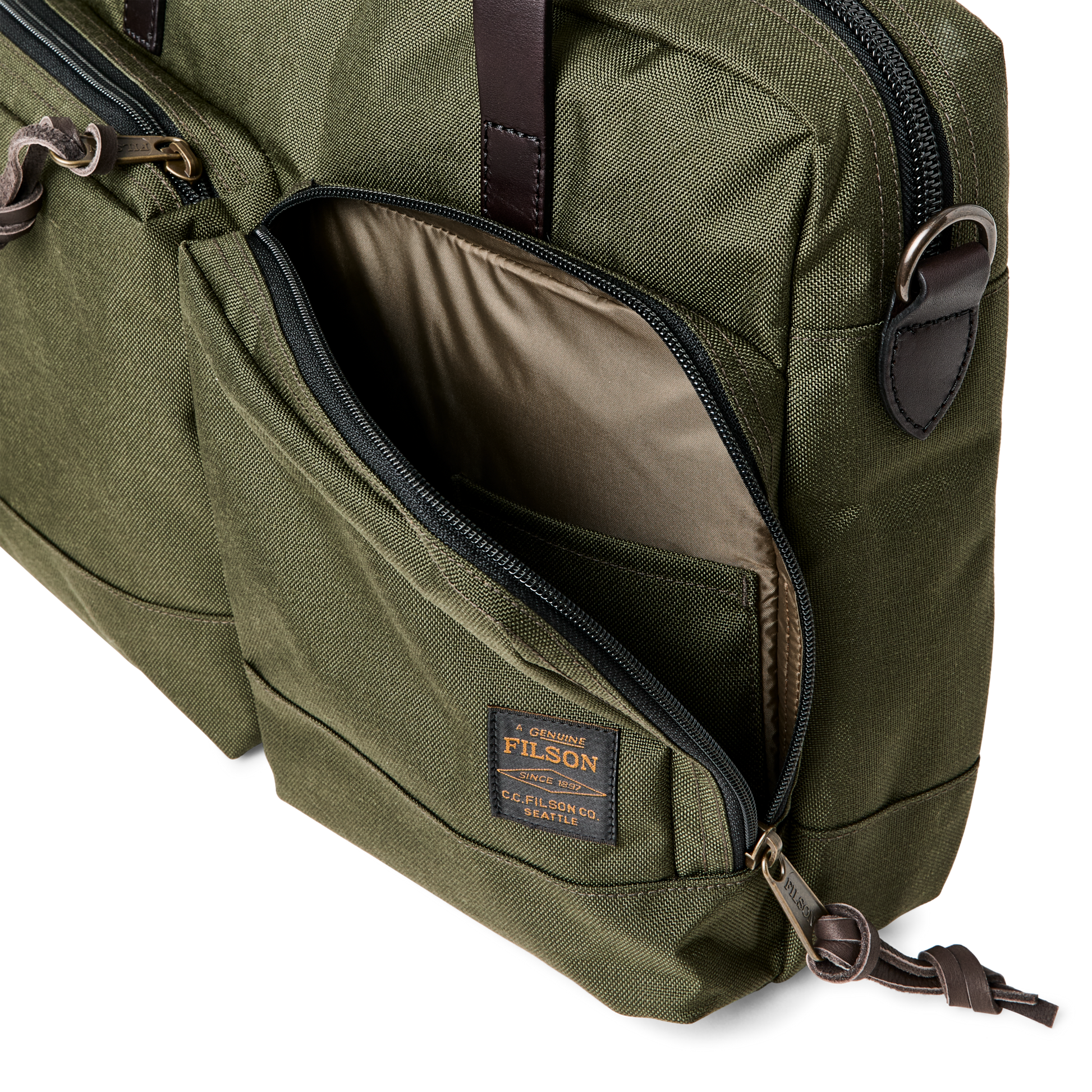 Dryden Briefcase - Otter Green | Filson Dryden Briefcase - Otter Green | Filson