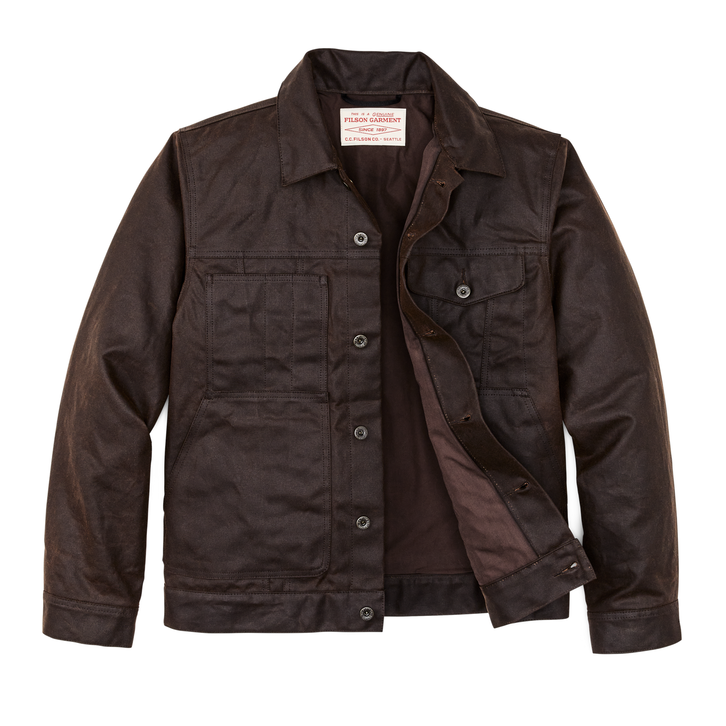 Tin Cloth Short Lined Cruiser Jacket | Filson Tin Cloth Short Lined Cruiser Jacket | Filson