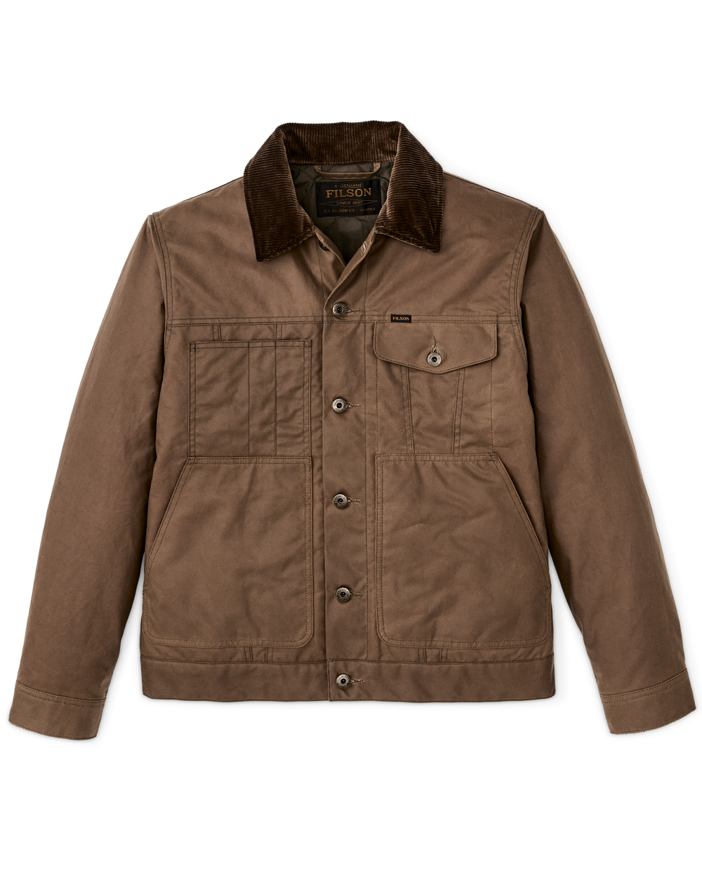 ジャケット・アウター FILSON XXL Insulated Short Cruiser Jacket - Dark Brown | Filson