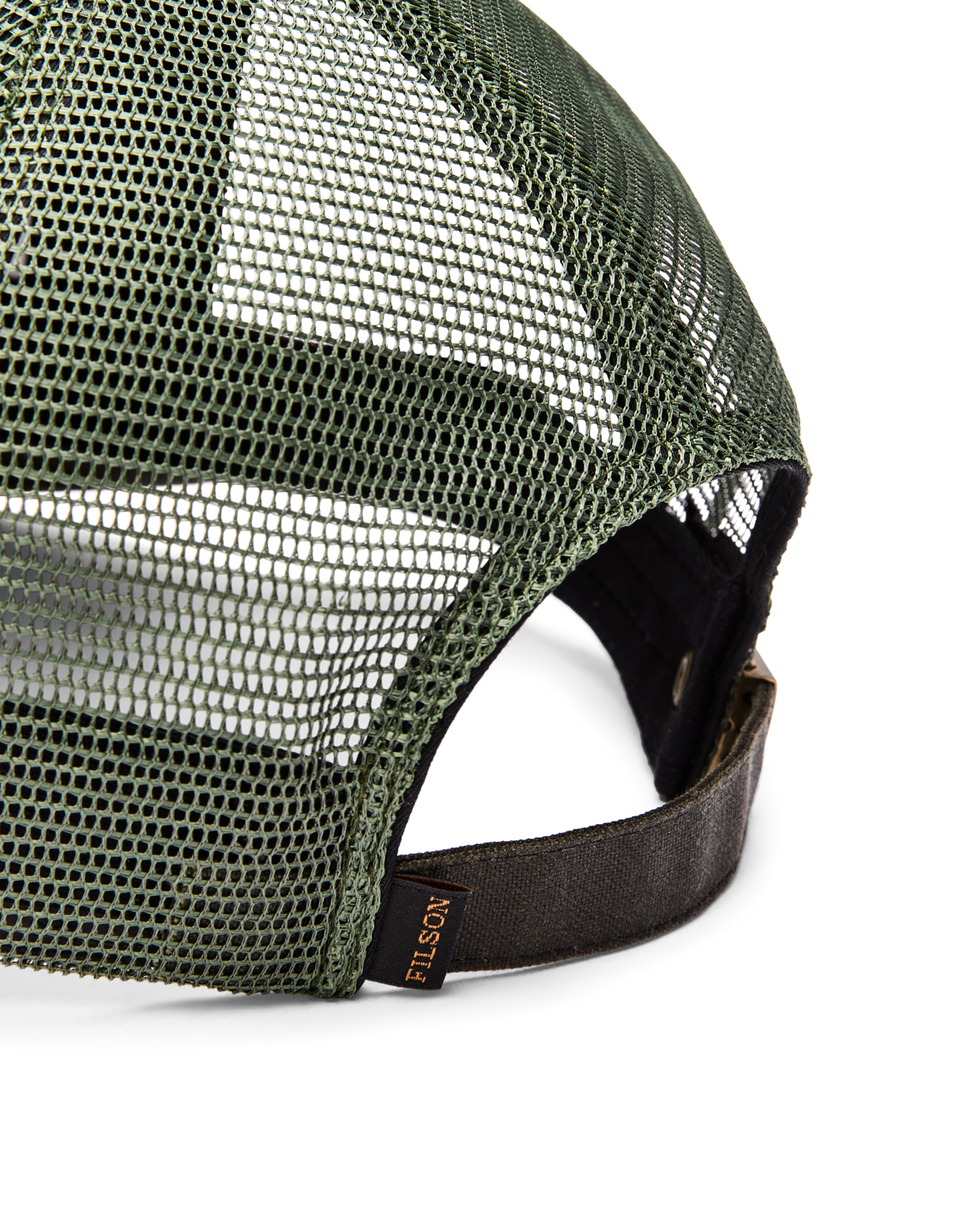 Alternate view of the Filson Logger Mesh Cap - Otter Green /  Hunt Fish
