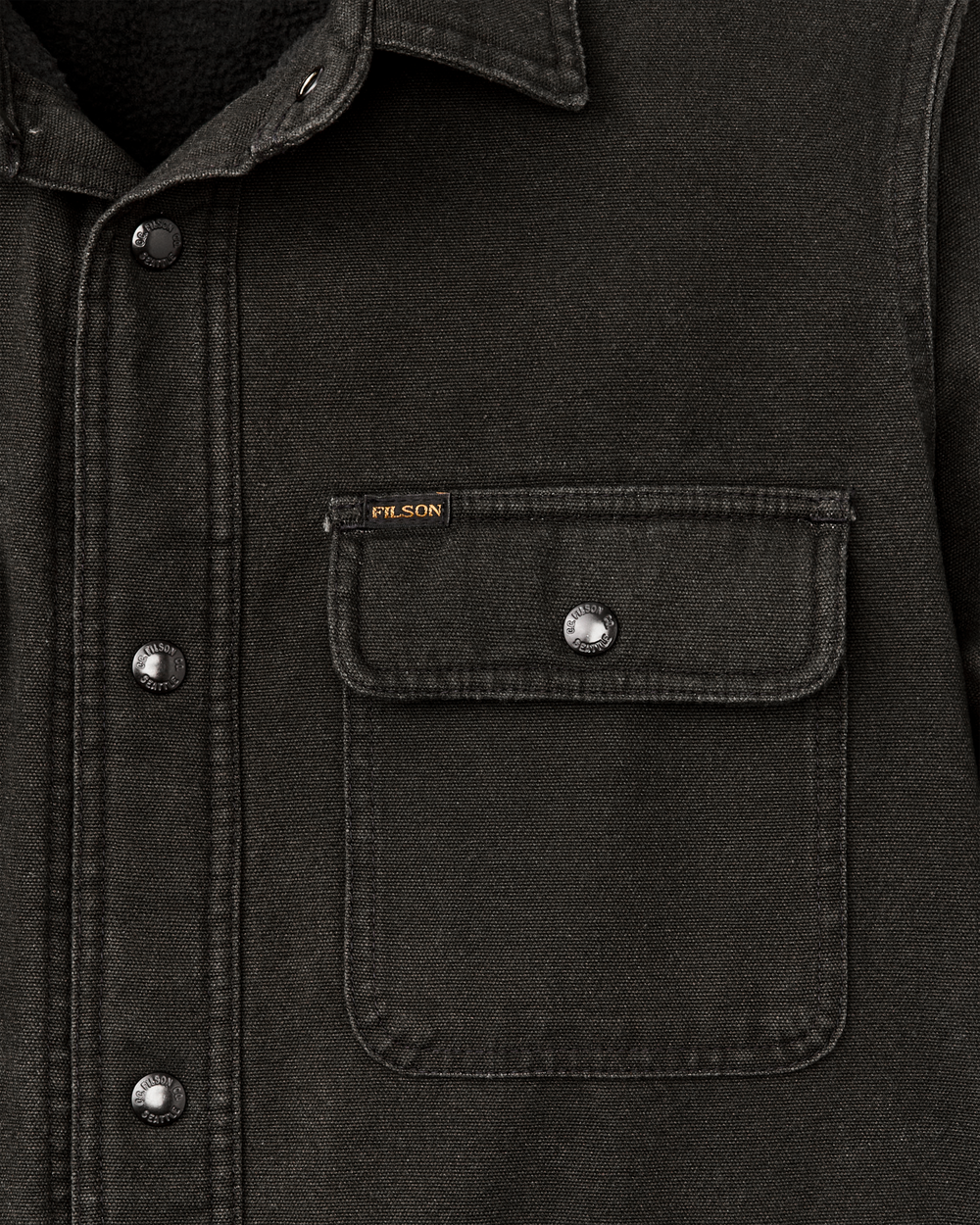 Fleece Lined Jac-shirt - Peat