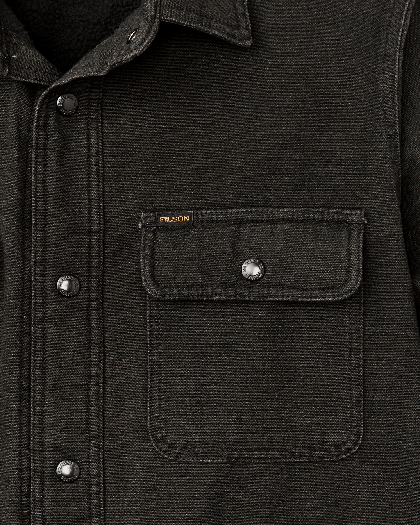 Fleece Lined Jac-shirt - Peat