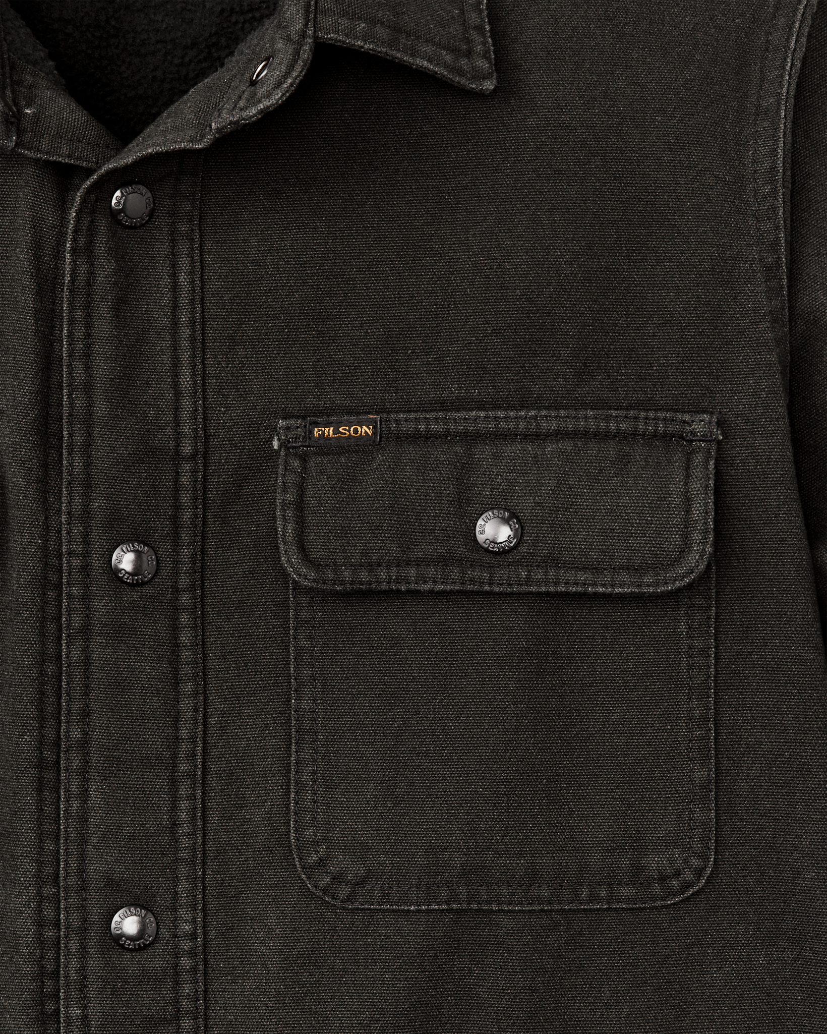 Fleece Lined Jac-shirt - Peat
