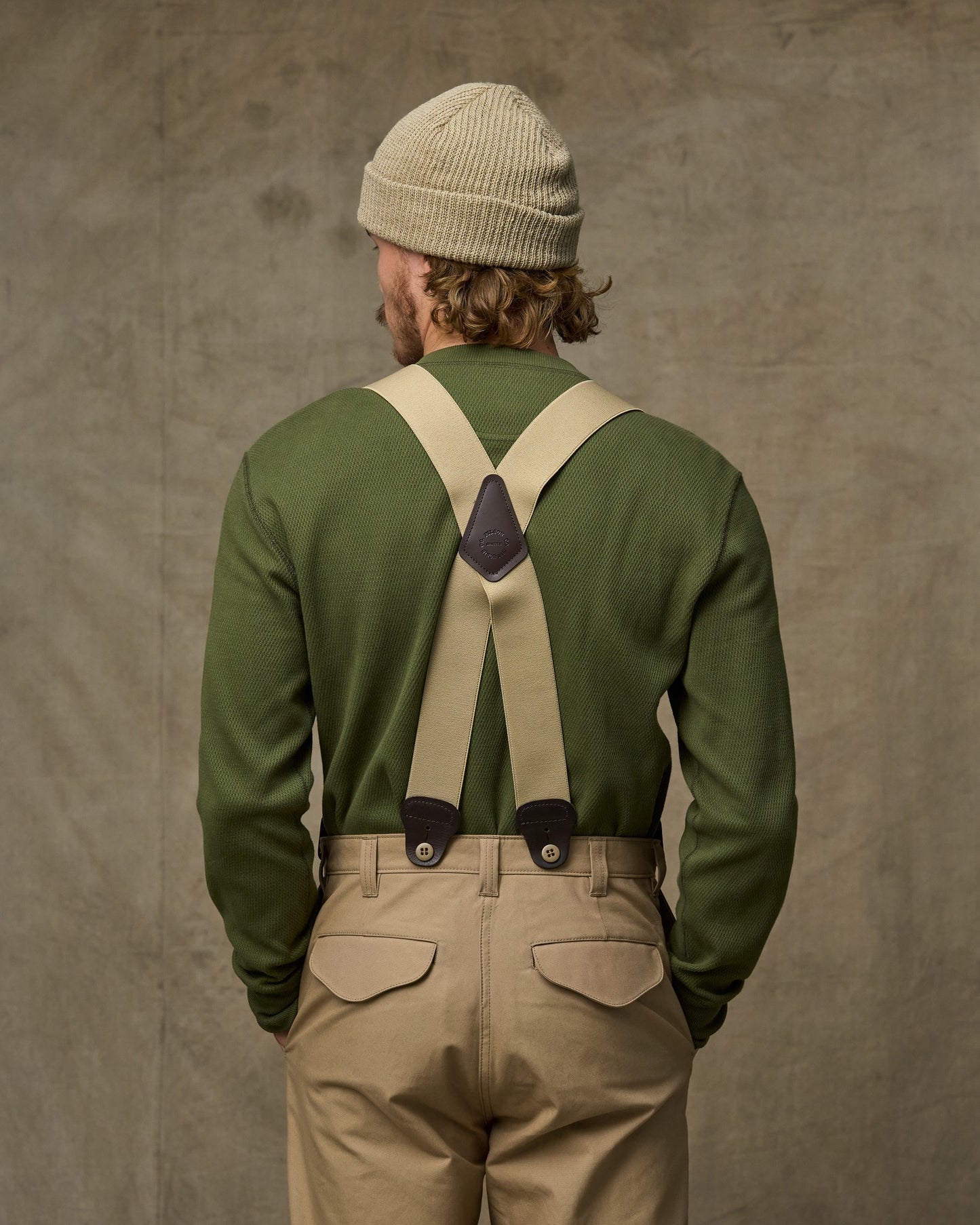 Filson Logger Suspenders - Sand