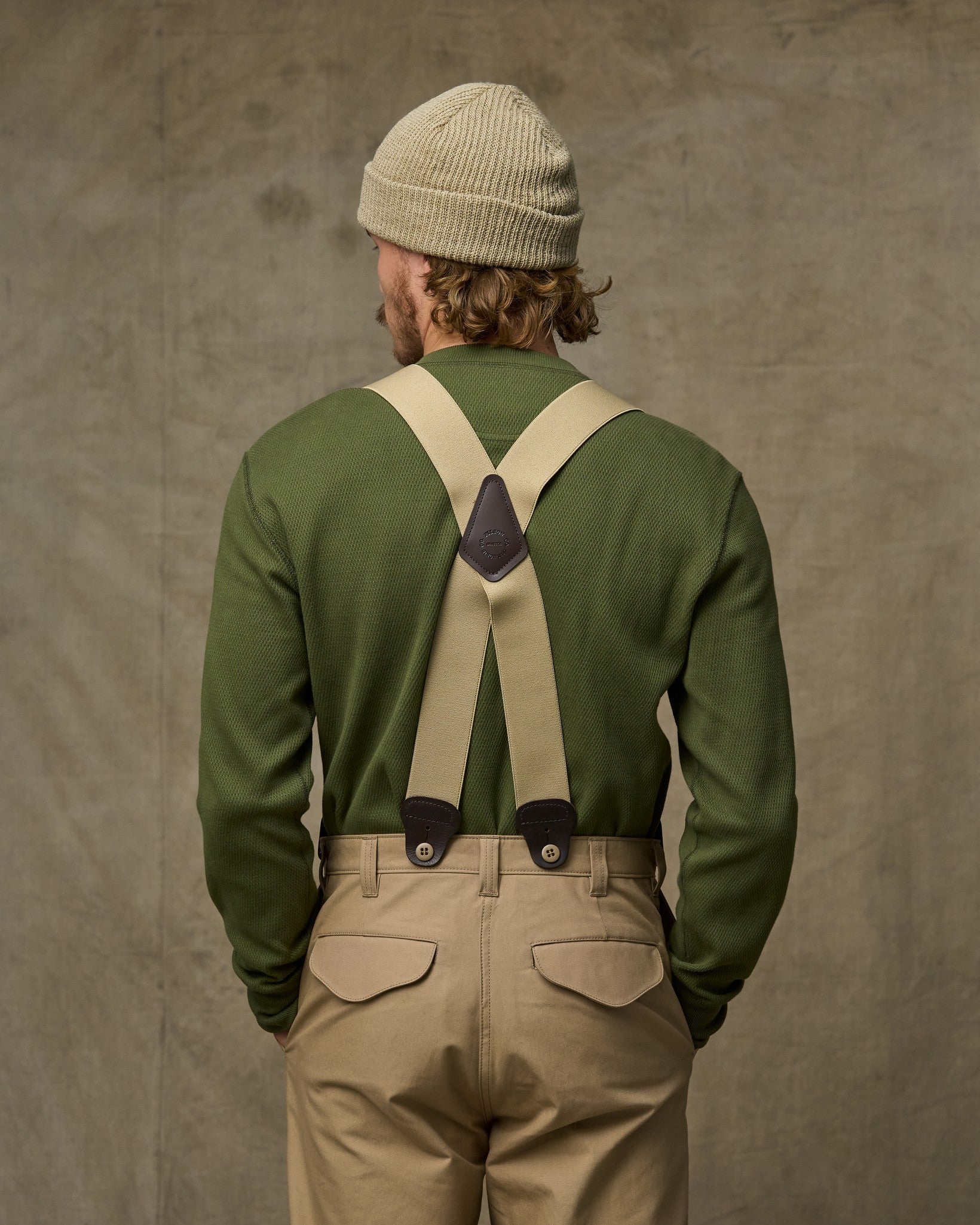 Filson Logger Suspenders - Sand
