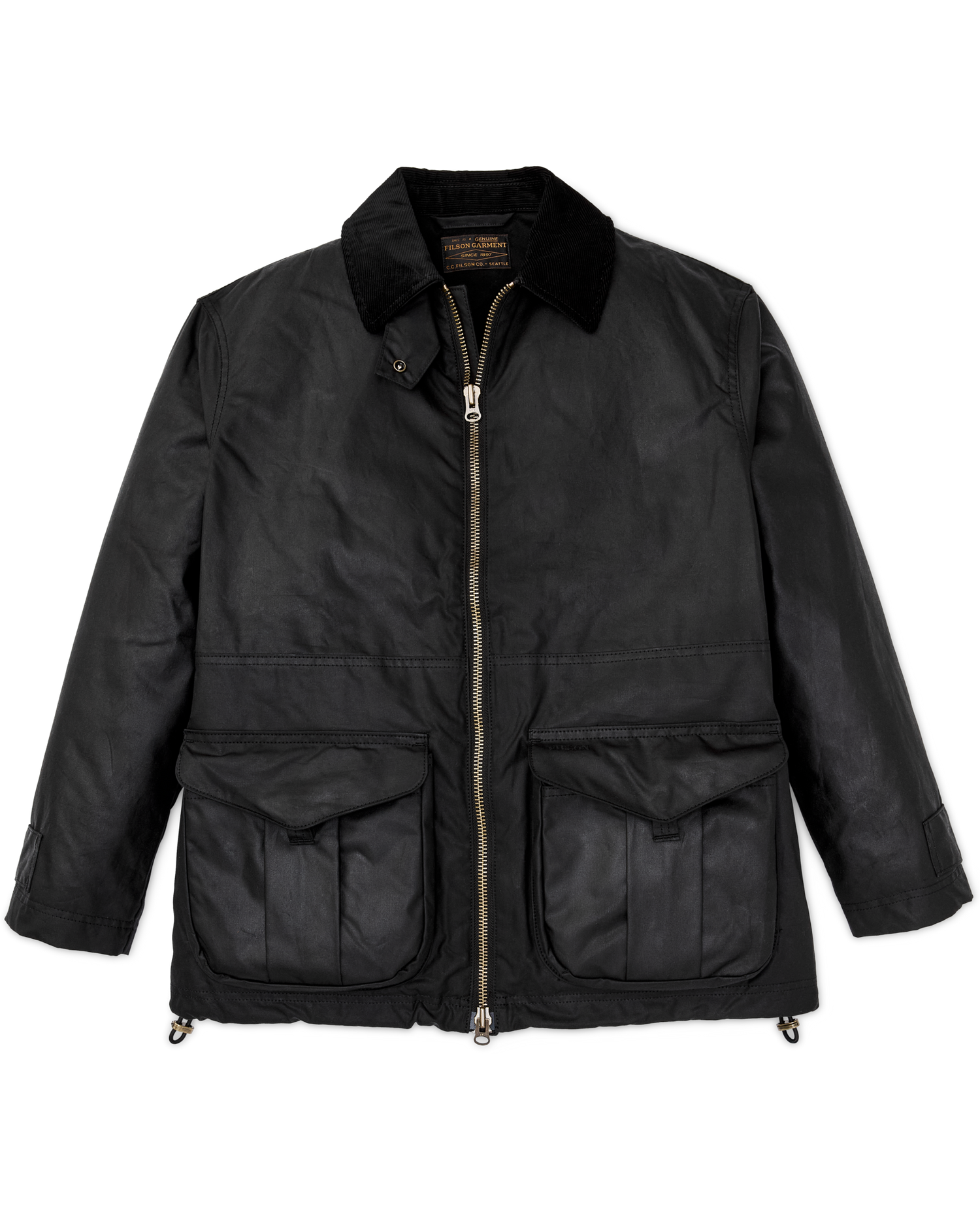 Women's Cover Cloth Raincoat - Black