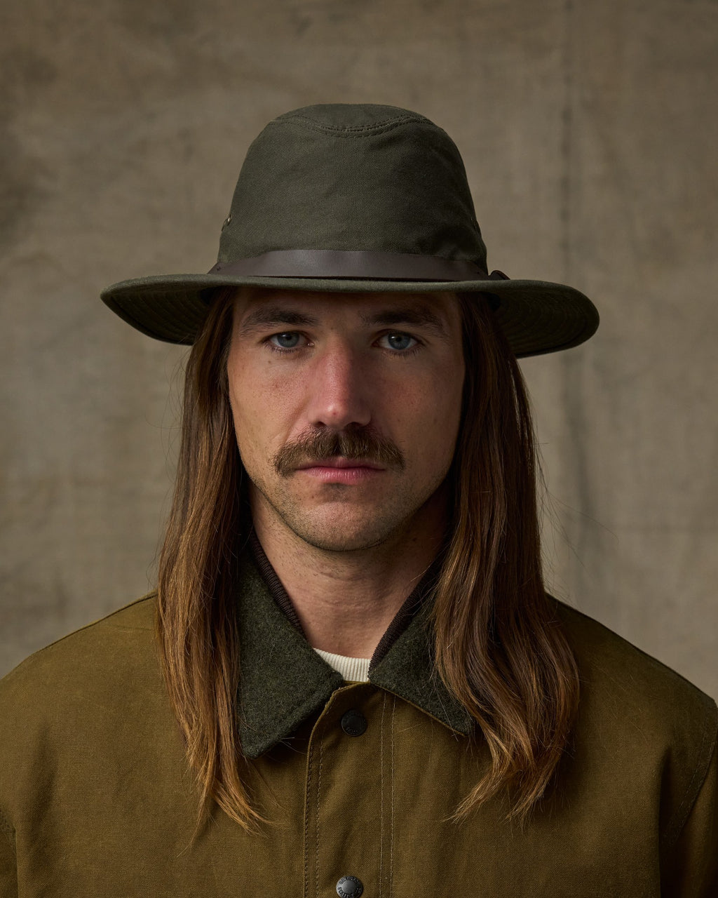 Filson Tin Cloth Packer Hat - Otter Green