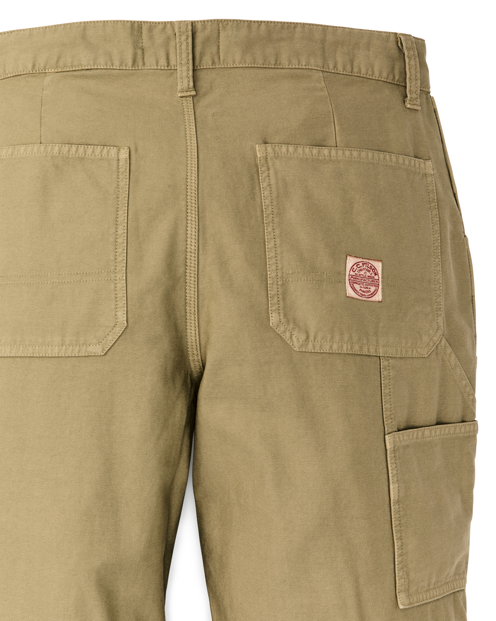 Women's Reverse Sateen Double Front Pants - Antique Khaki