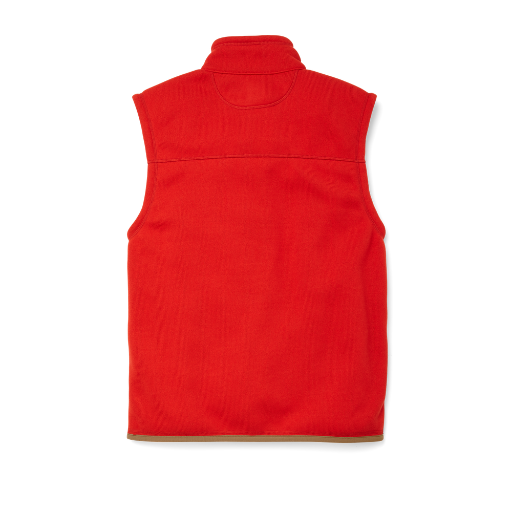 Alternate view of the Filson Ridgeway Fleece Vest - Steelhead Red