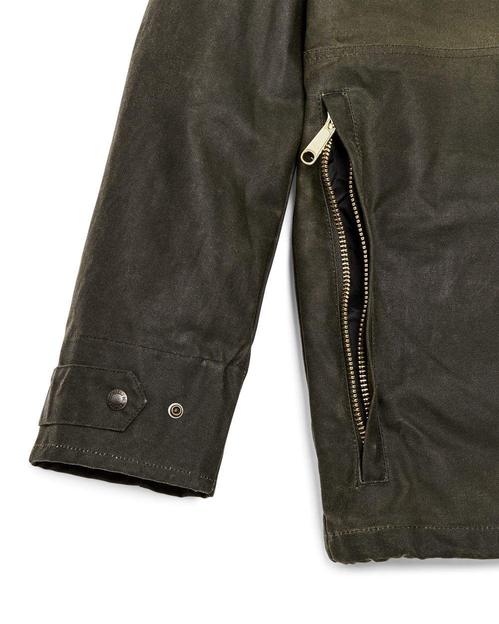 Lined Tin Cloth Field Jacket - Otter Green