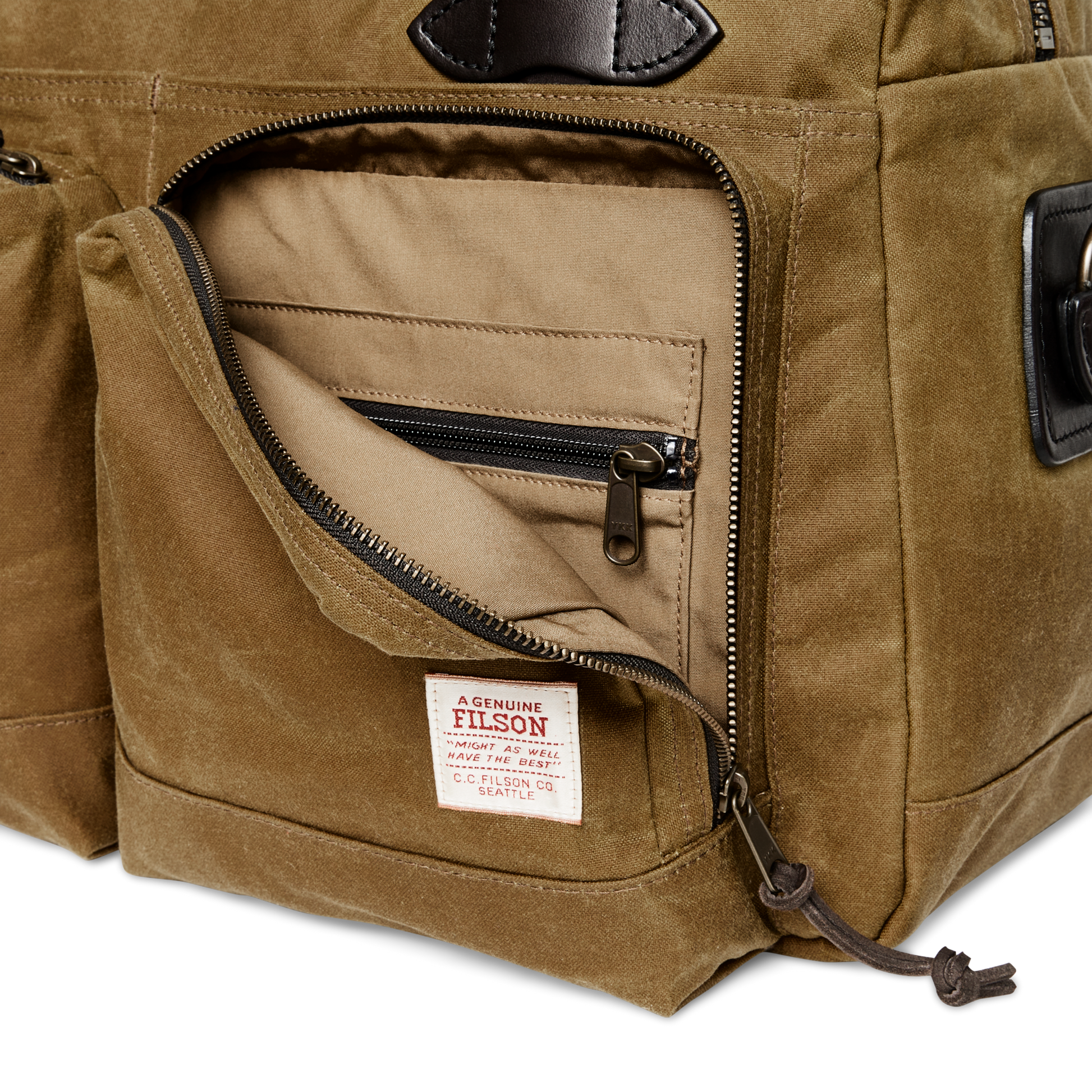 48 Hour Tin Cloth Duffle Bag - Dark Tan | Filson 48 Hour Tin Cloth Duffle Bag - Dark Tan | Filson