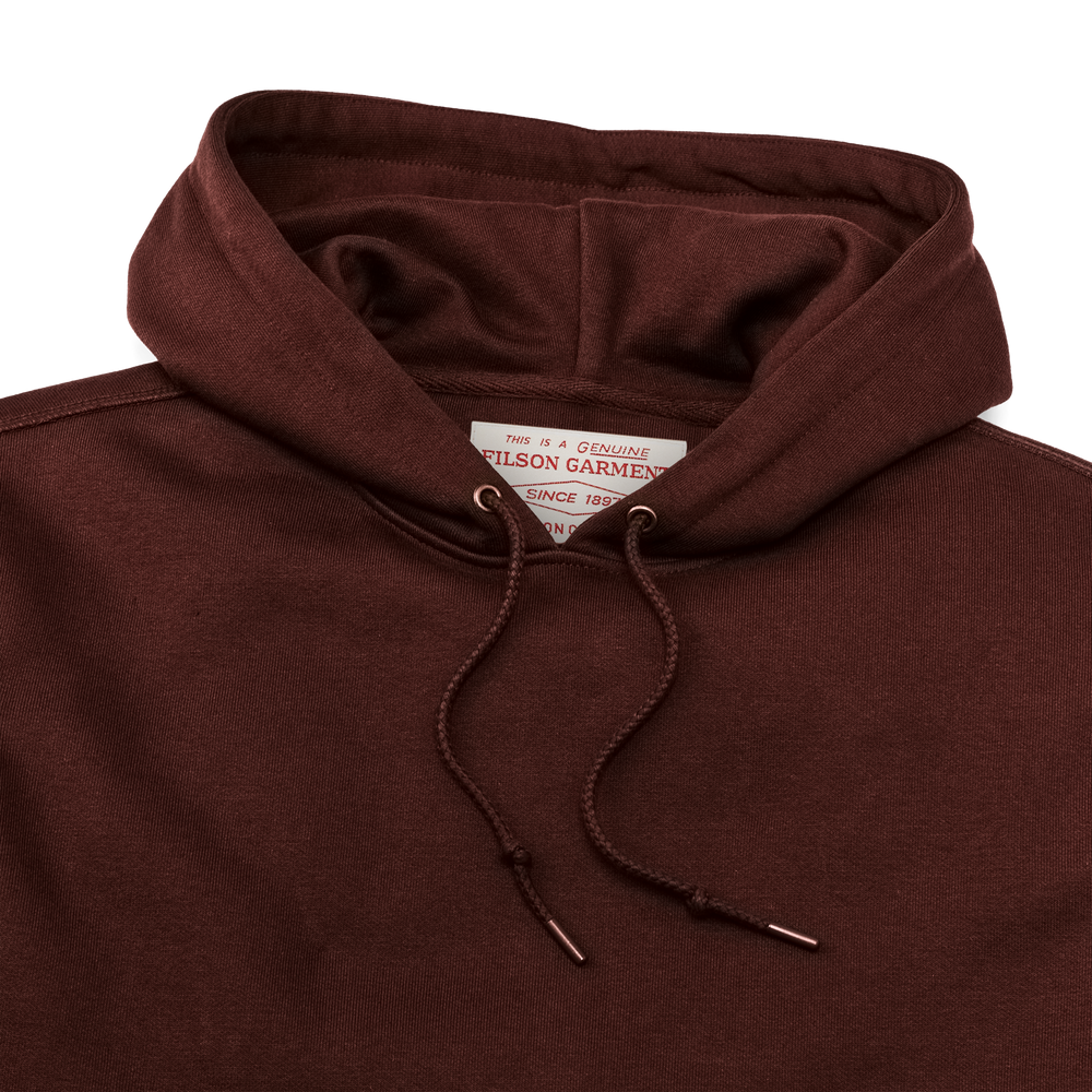 Alternate view of the Filson Prospector Hoodie - Red