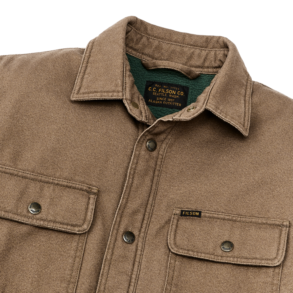 Alternate view of the Filson Fleece Lined Jac-shirt - Kangaroo