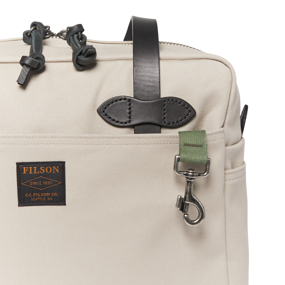 Alternate view of the Filson Rugged Twill Tote Bag With Zipper - Twine