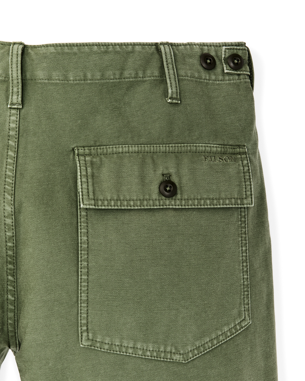 Field Supply Shorts - Washed Fatigue Green