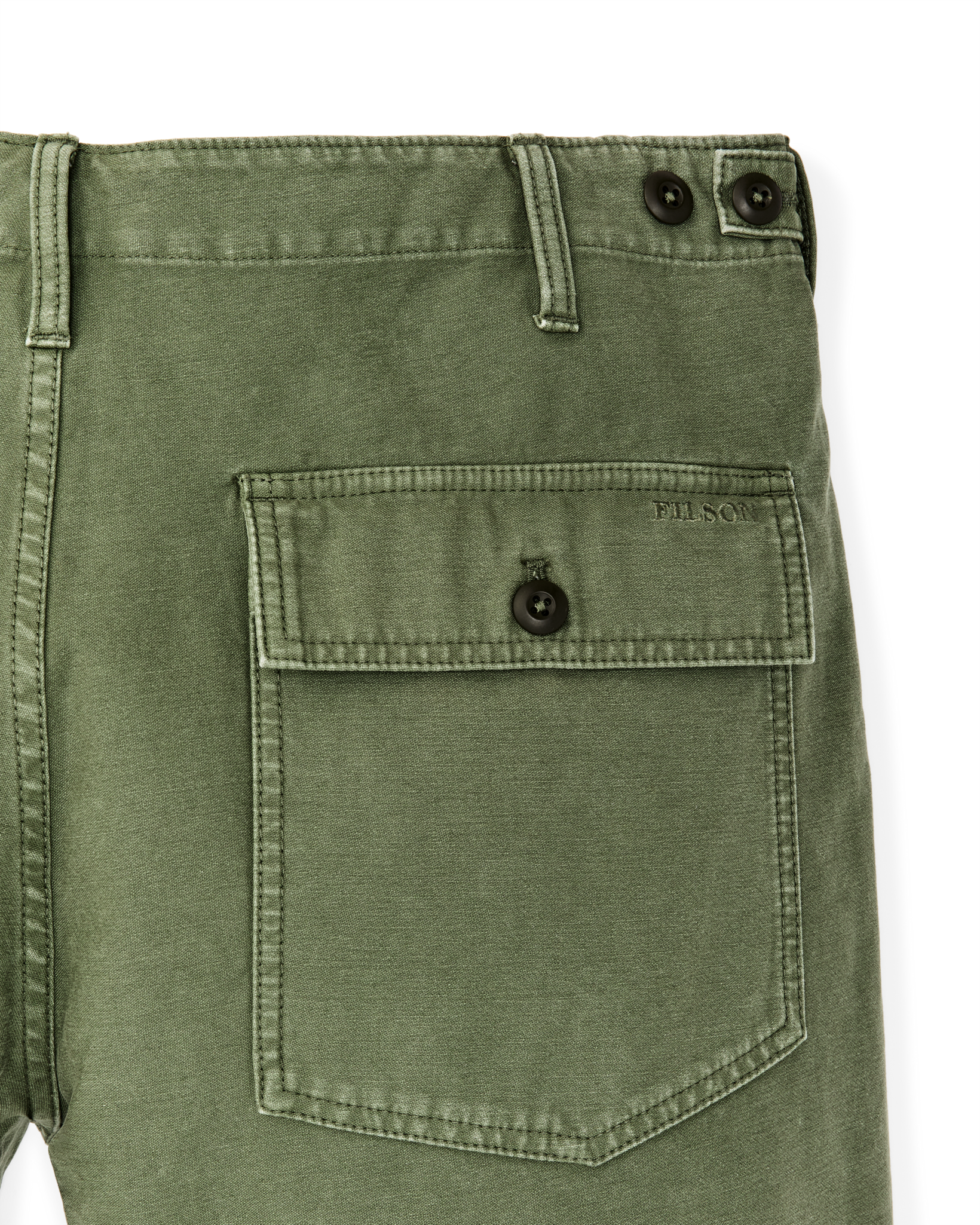 Field Supply Shorts - Washed Fatigue Green