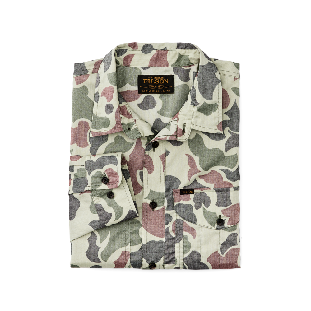 Alternate view of the Filson Twin Lakes Sport Shirt - Shrub Camo