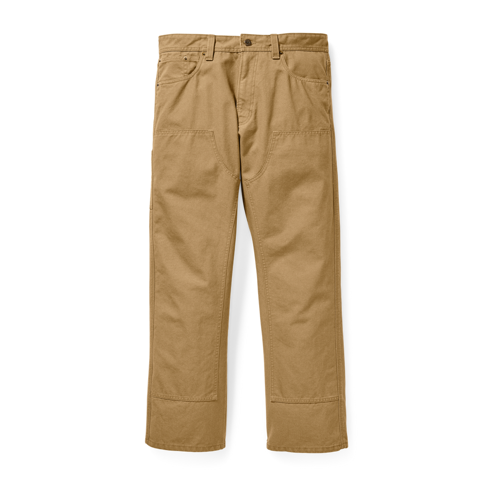Alternate view of the Filson Dry Tin Cloth Utility 5 Pocket Pants - Golden Tan