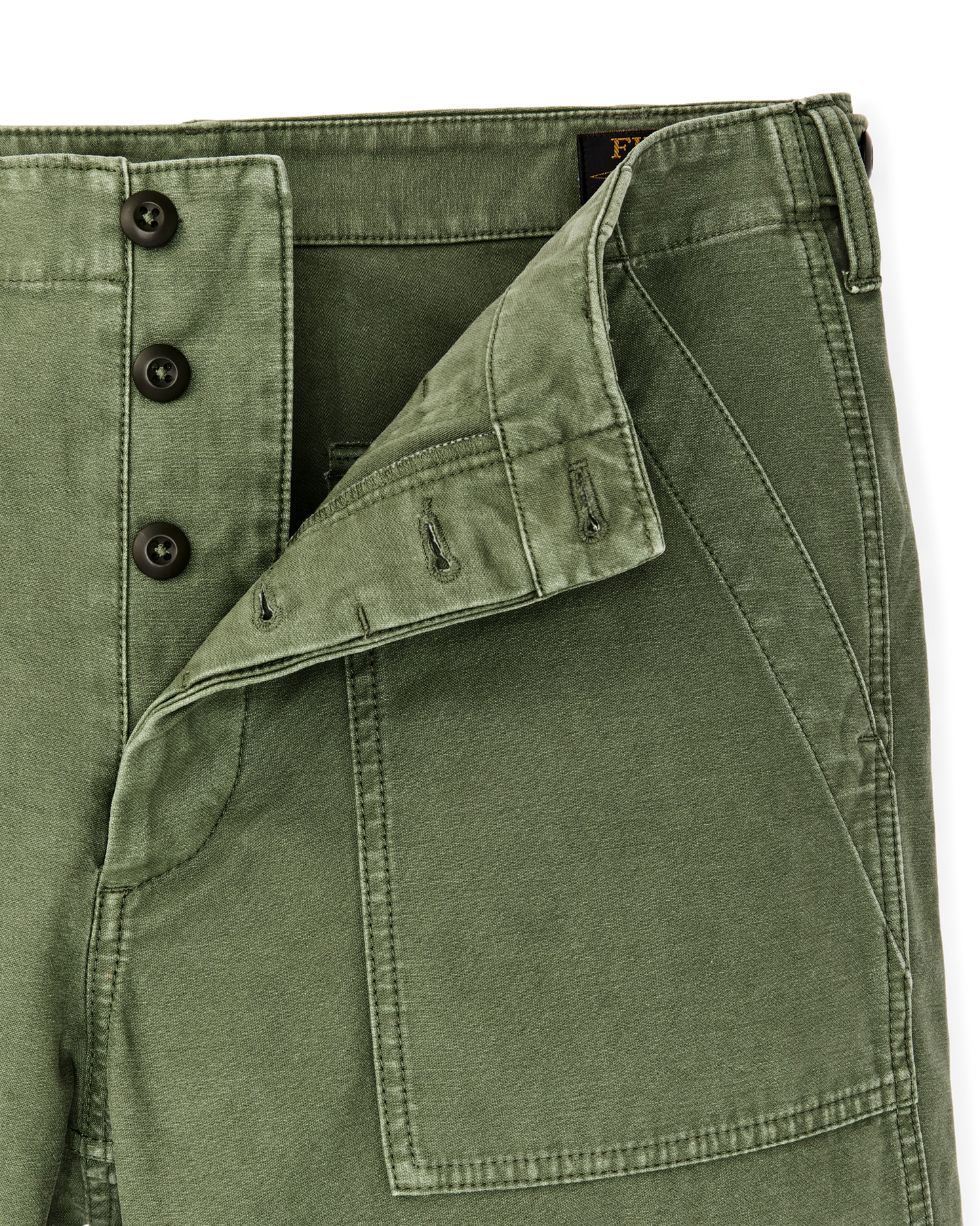 Field Supply Shorts - Washed Fatigue Green