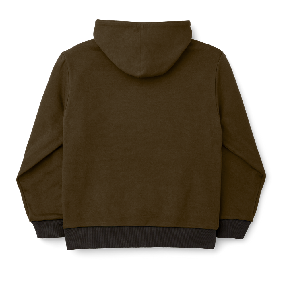 Alternate view of the Filson Prospector Reversible Hoodie - Cinder