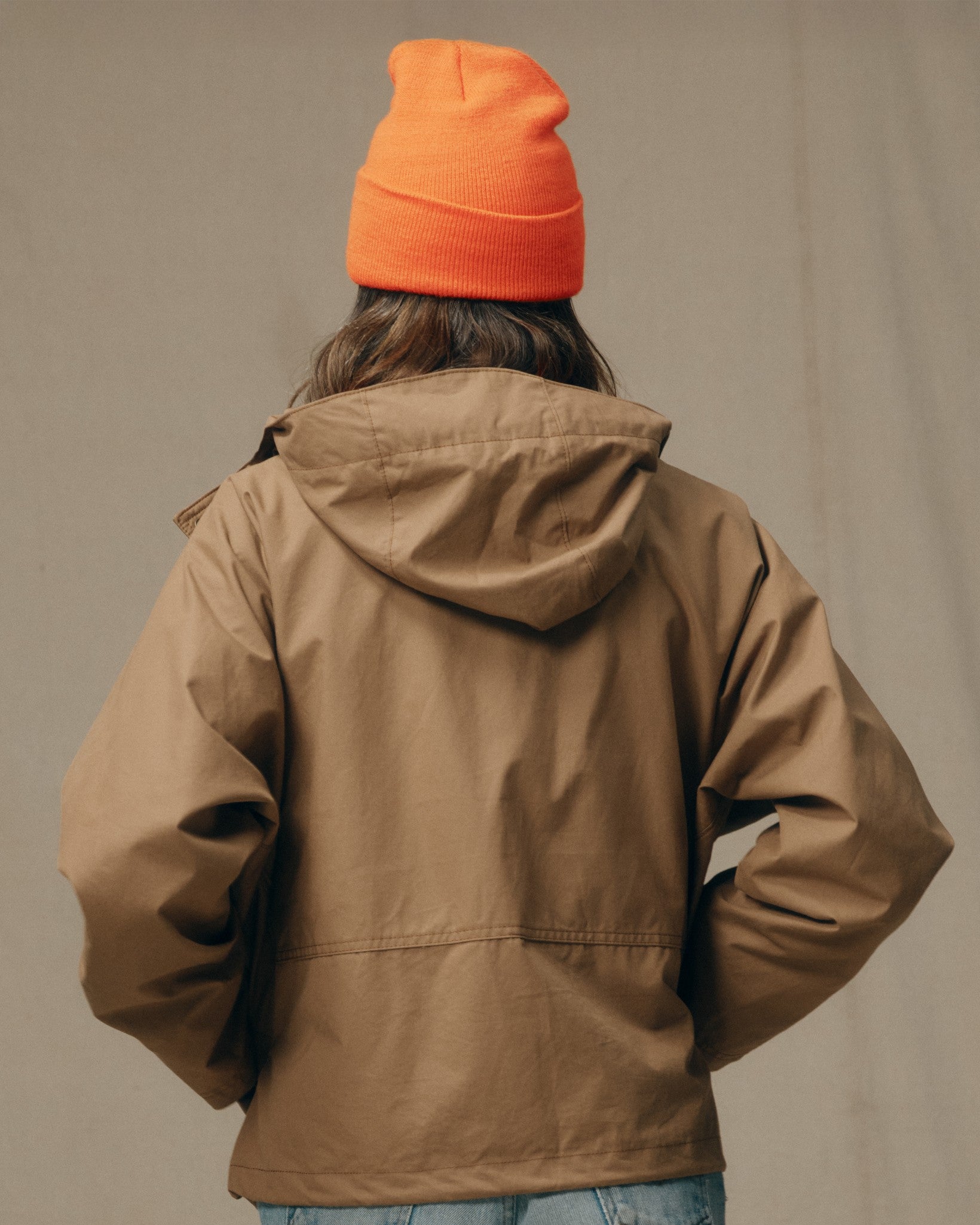 Women's Aviator Cloth Wading Jacket - Dark Tan