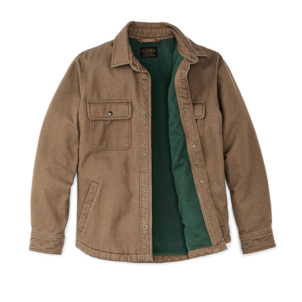 Alternate view of the Filson Fleece Lined Jac-shirt - Kangaroo
