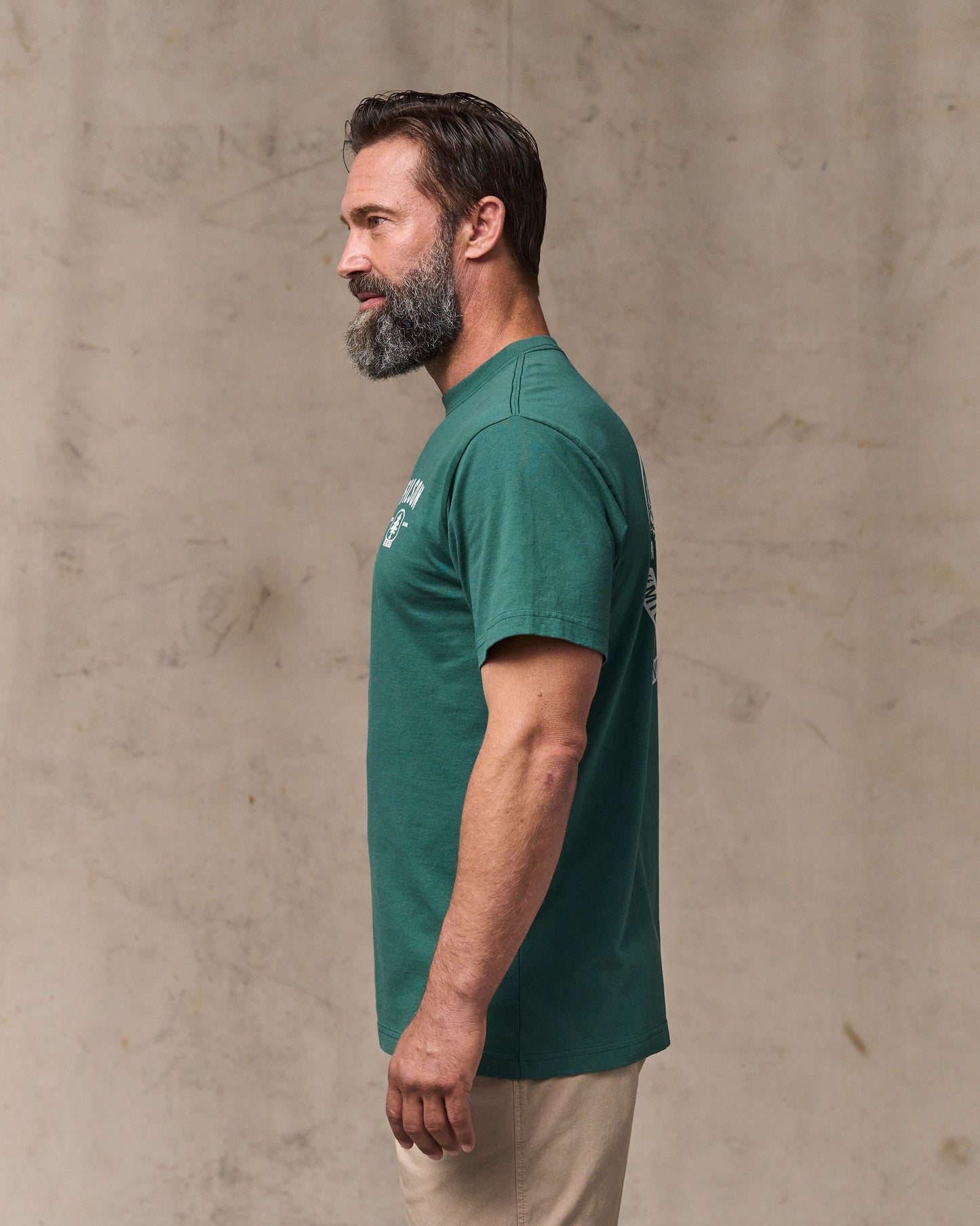 Forestry Graphic T-Shirt - Mallard Green