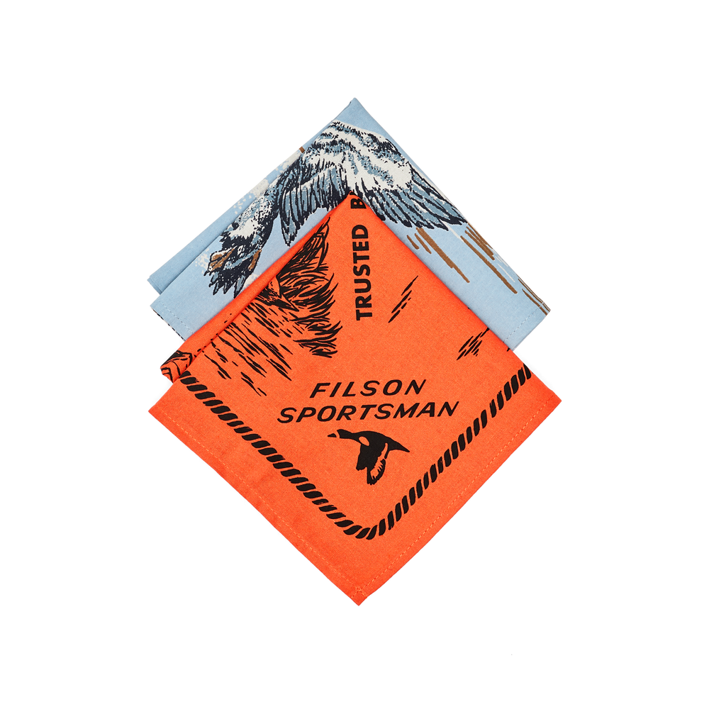 Alternate view of the Filson Sportsman Bandana 2-pack - Waterfowl / Marsh