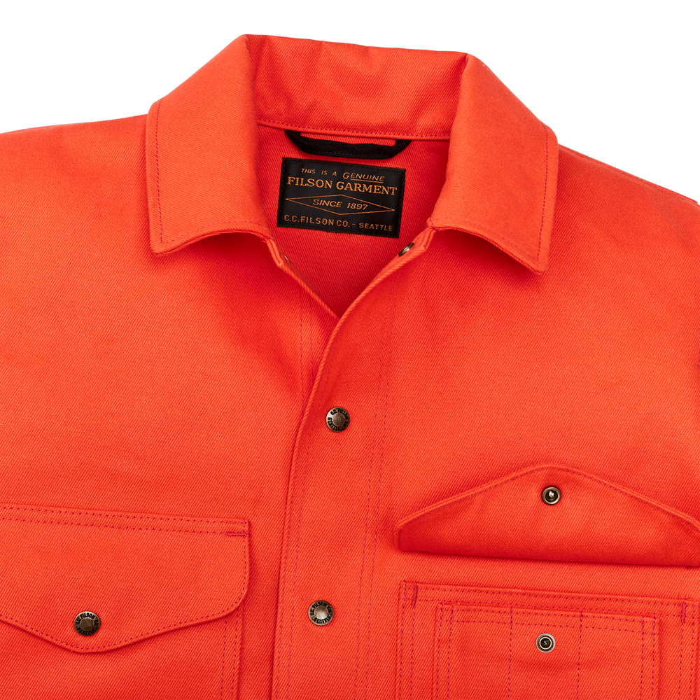 Alternate view of the Filson Rugged Twill Cruiser Jacket - Pheasant Red