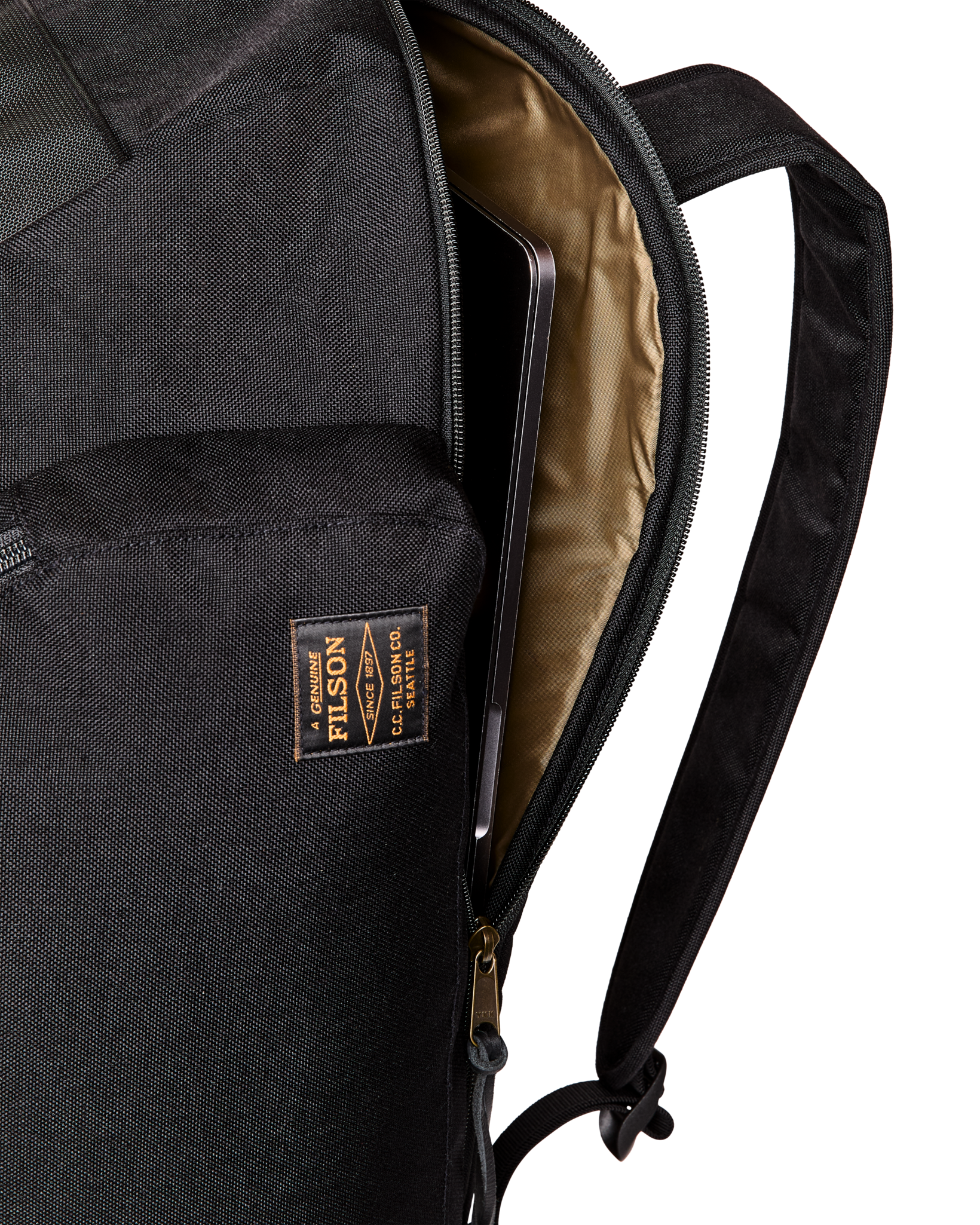 Alternate view of the Filson Dryden Duffle Pack - Black