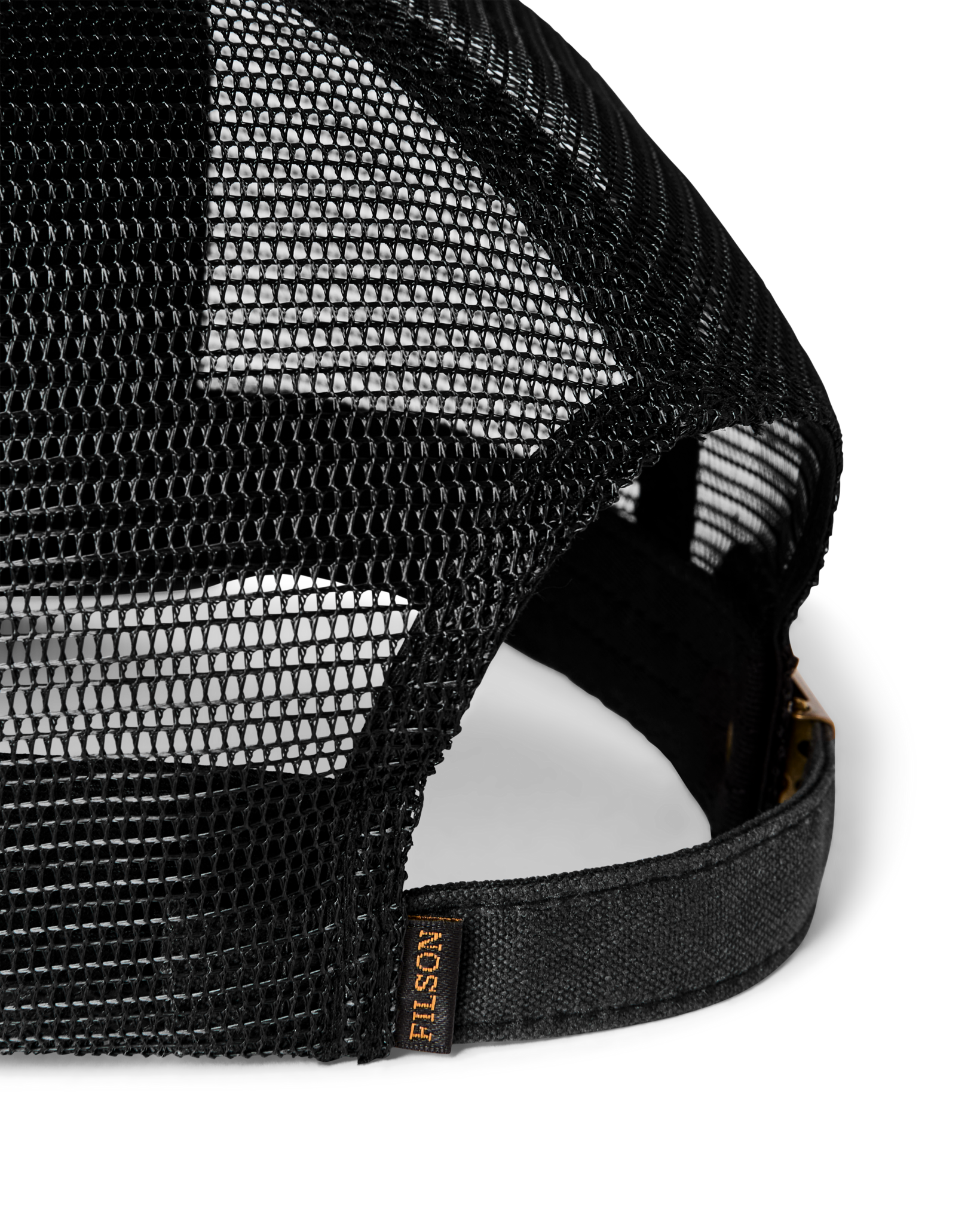 Alternate view of the Filson Scenic Logger Mesh Cap - Black