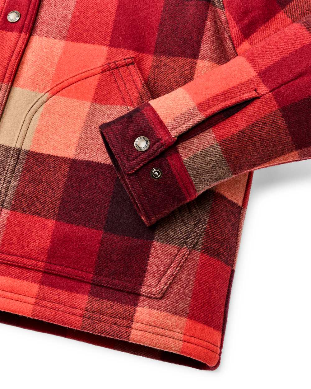 Women's Spokane Insulated Jacket - Red / Burgundy Plaid