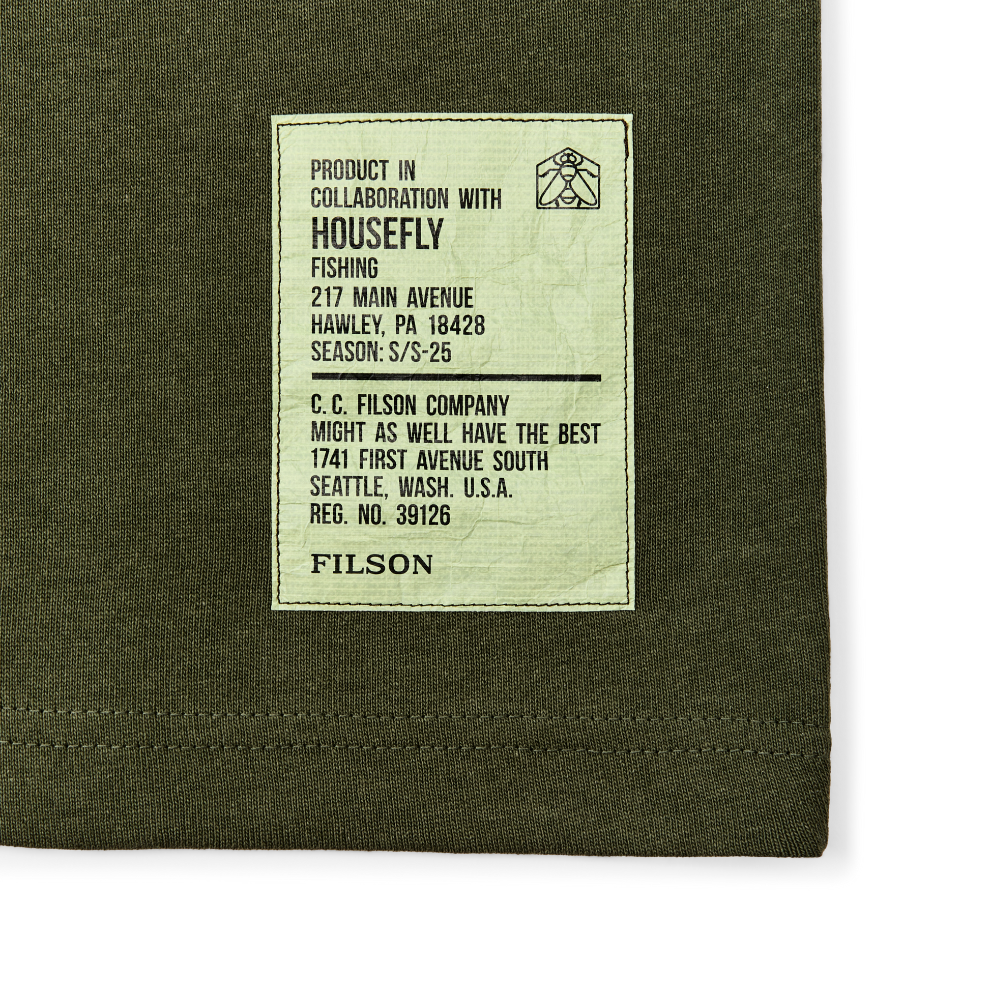 Filson X Housefly Frontier Graphic T-shirt - Cypress / Energy