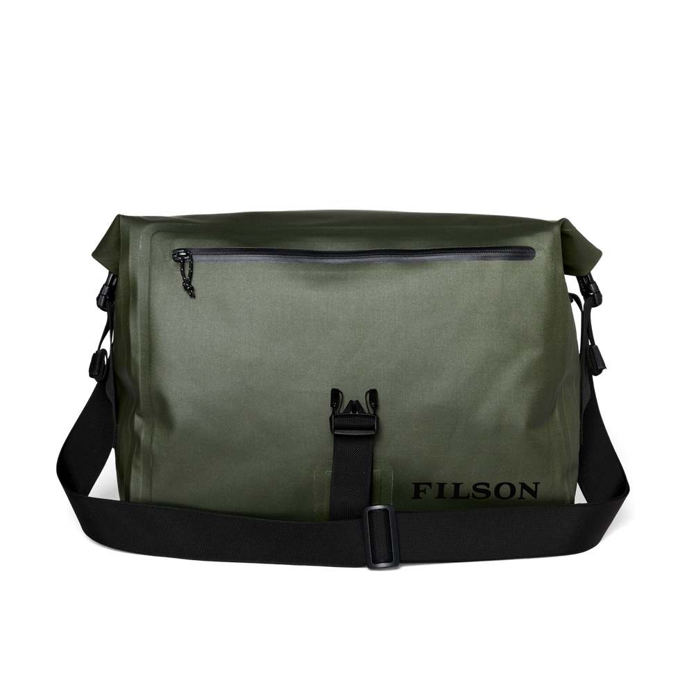 Alternate view of the Filson Dry Messenger Bag - Green