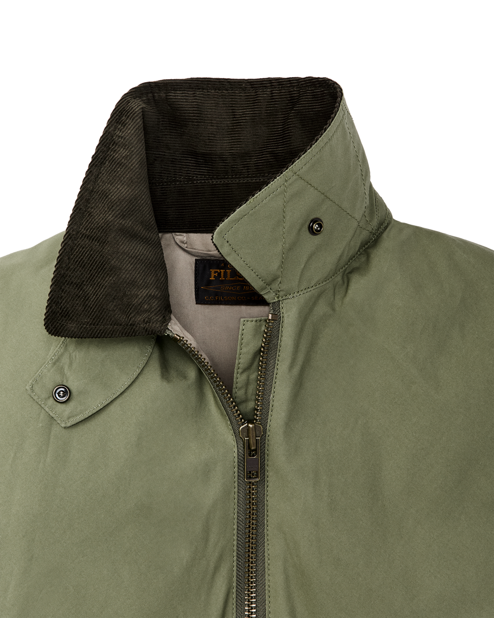 Women's Dry Wax Short Work Jacket - Slate Olive | Filson