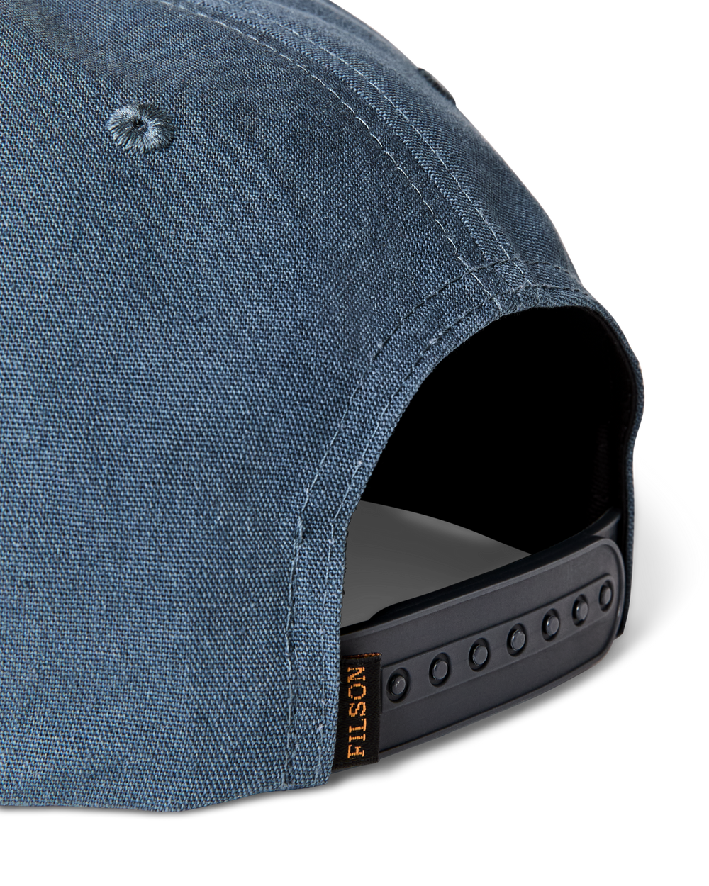 Alternate view of the Filson Deer Trucker Cap - Dusty Blue