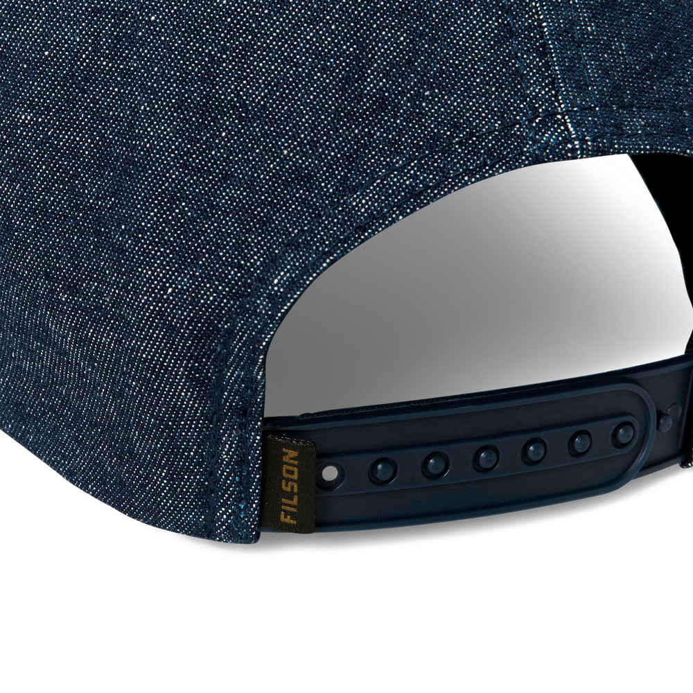 Alternate view of the Filson Harvester Cap - Dark Indigo / Shelton