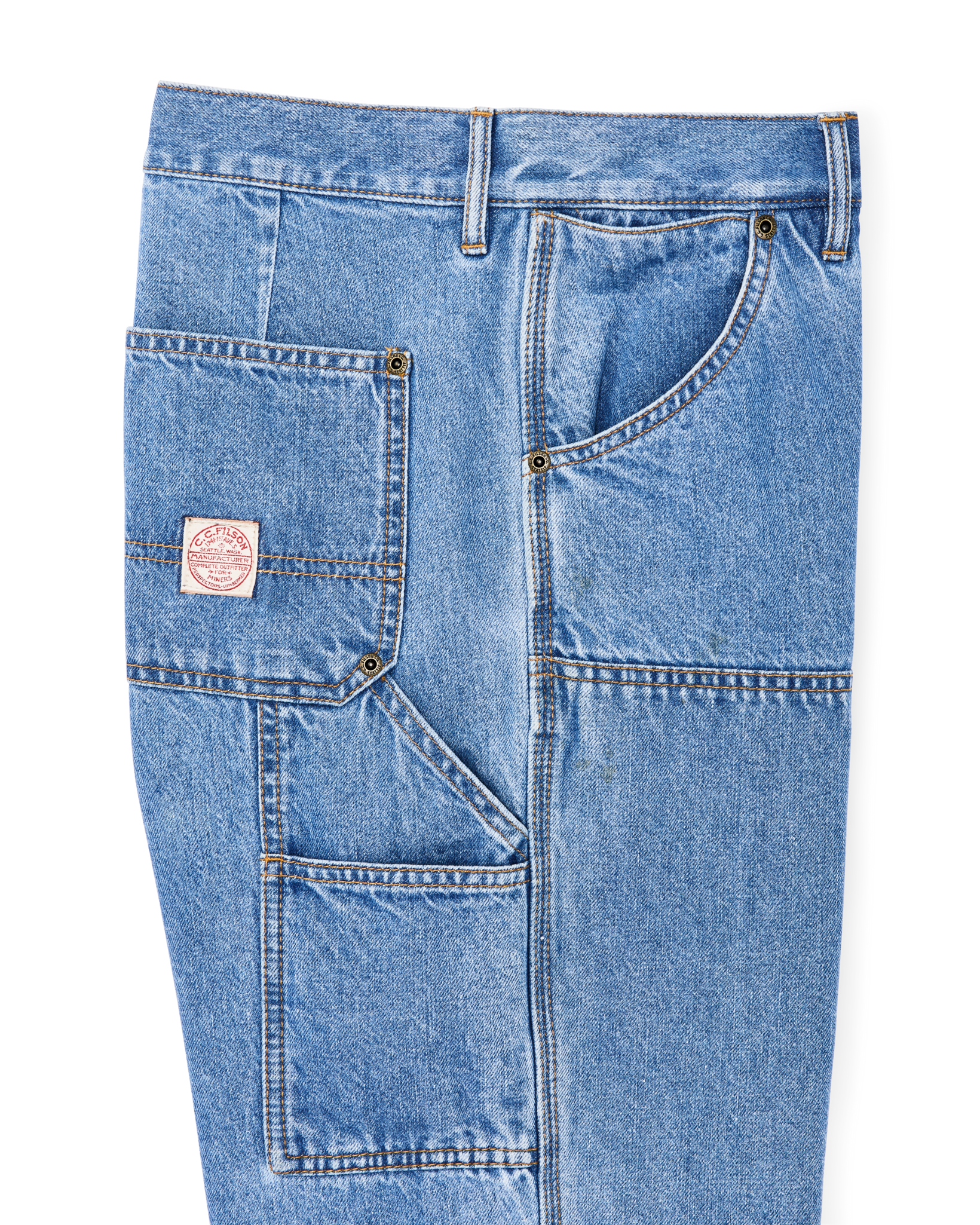 Alternate view of the Filson Women's 11-oz. Work Jeans - Medium Indigo