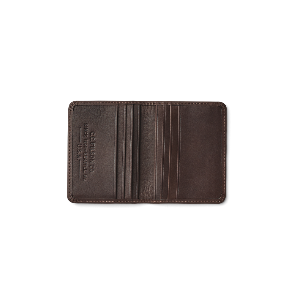 Alternate view of the Filson Rugged Twill Outfitter Card Wallet - Otter Green