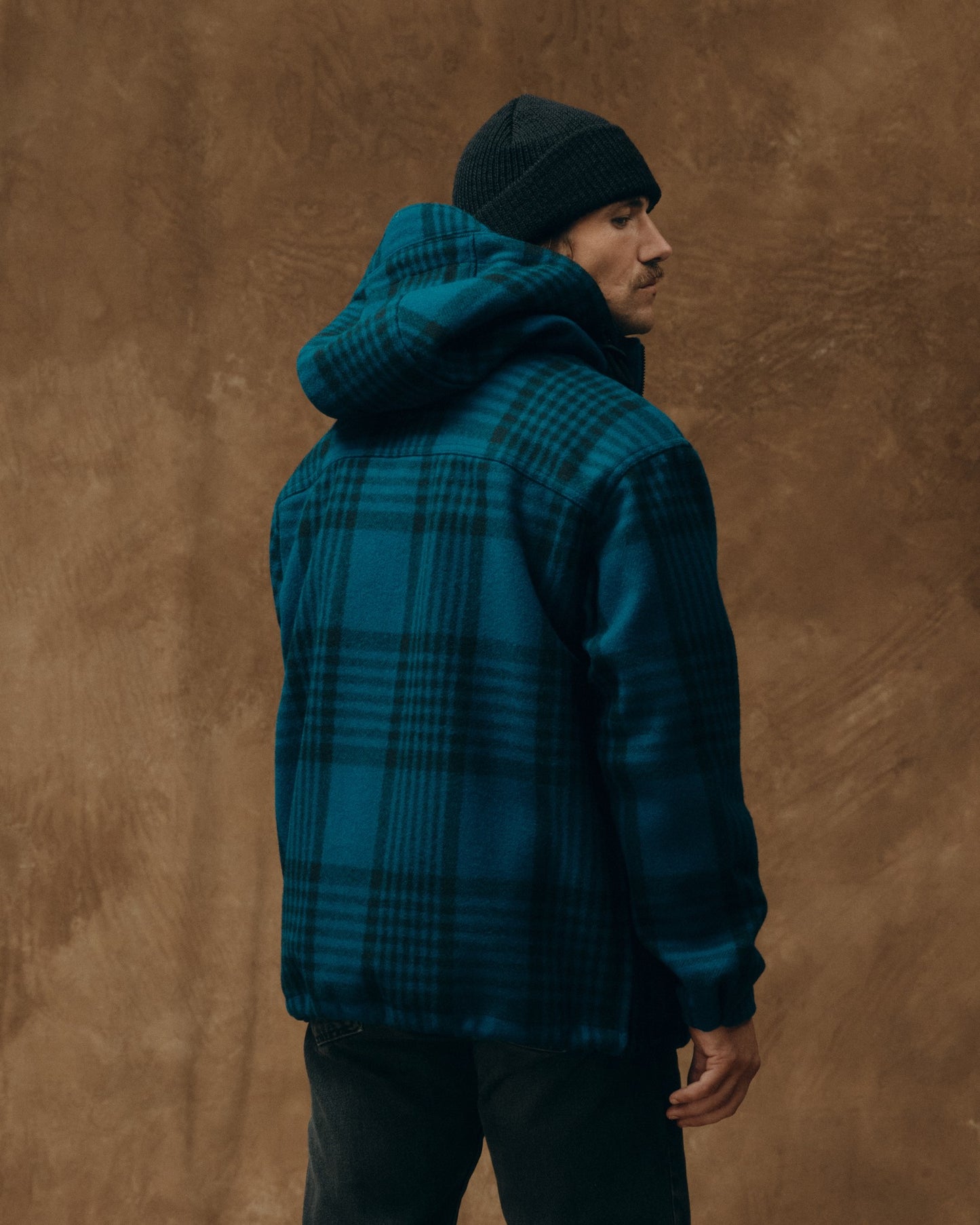 Mackinaw Wool Anorak - Blue / Black Plaid