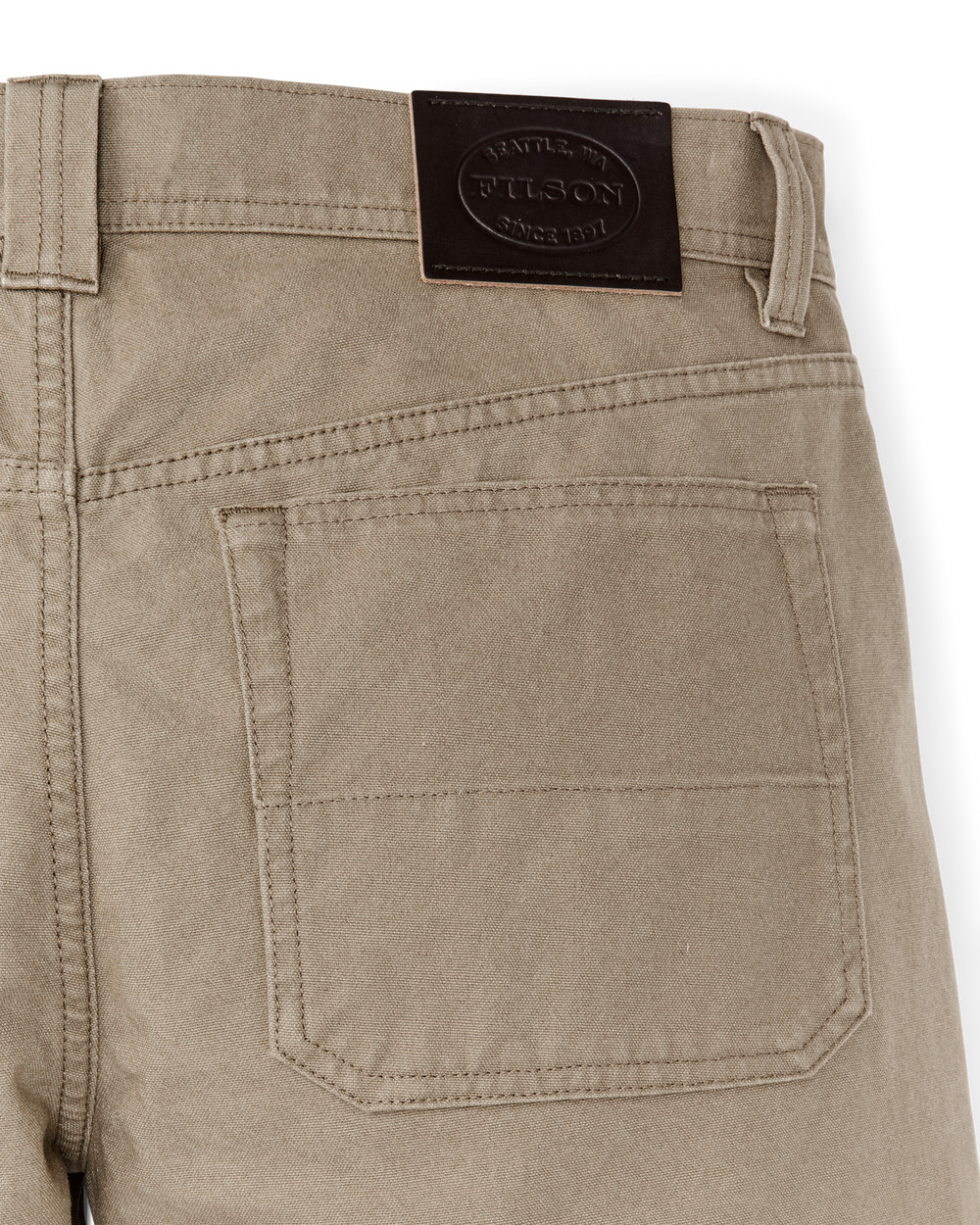 Alternate view of the Filson Dry Tin Cloth 5-Pocket Pants - Khaki