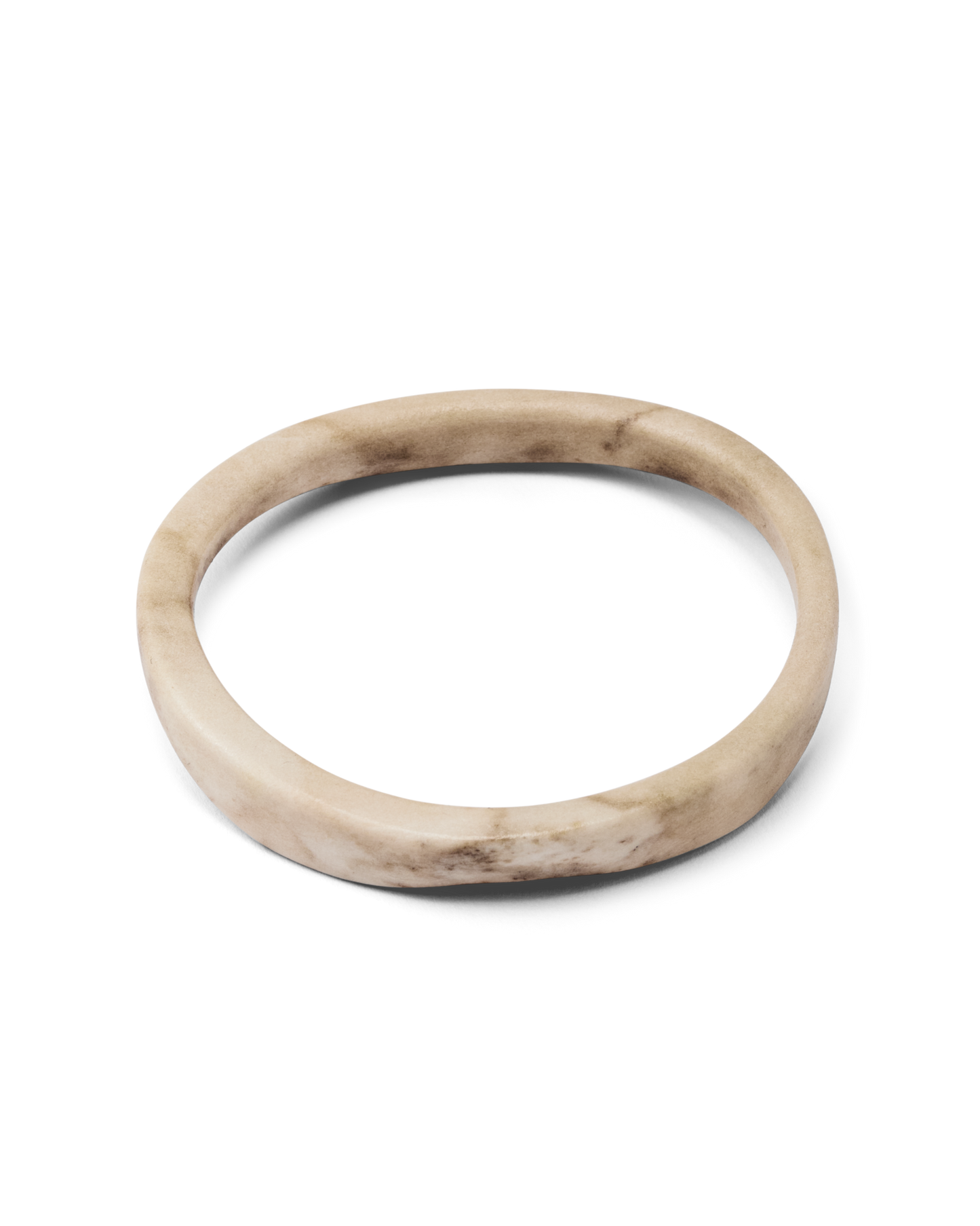 Ivory Jacks Moose Antler Bangle - Brn