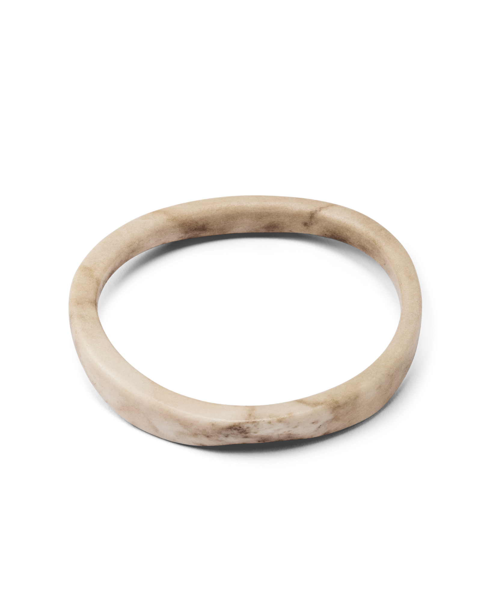 Ivory Jacks Moose Antler Bangle - Brn