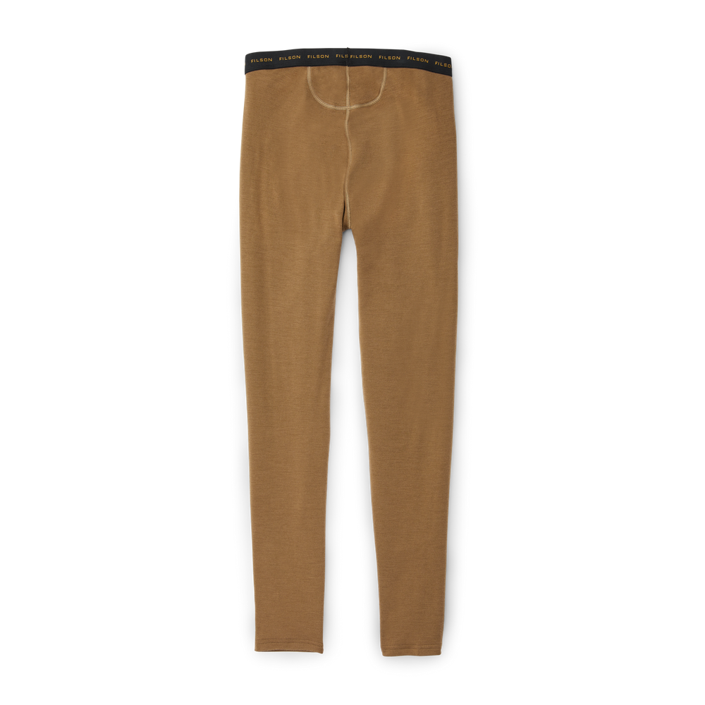 Alternate view of the Filson 280g Merino Wool Bottoms - Rugged Tan